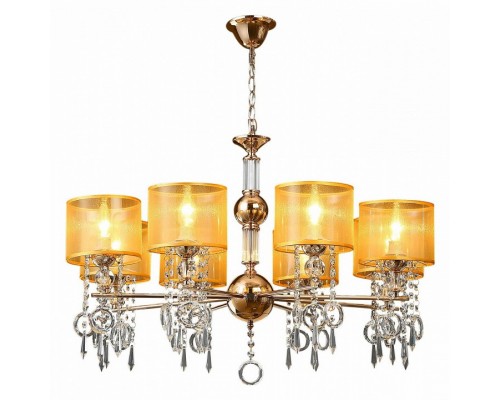 Подвесная люстра ILLUMICO IL6219-8P-27 GD Подвесная люстра ILLUMICO IL6219-8P-27 GD