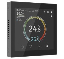 Терморегулятор электромеханический для теплого пола Werkel Сенсорные механизмы черные W1851108