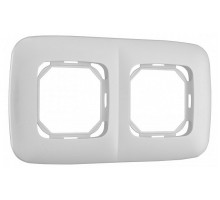 Рамка на 2 поста Arte Milano am-505.05 505.05-2.silver