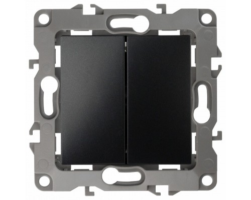 Переключатель перекрестный двухклавишный без рамки Эра Эра 12 12-1112-05