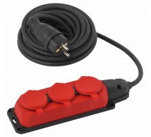 Удлинитель Эра  UK-3e-3x1,5-5m-IP44(KG)