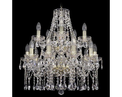 Подвесная люстра Bohemia Ivele Crystal 1413 1413/10+5/200/2d/G Подвесная люстра Bohemia Ivele Crystal 1413 1413/10+5/200/2d/G