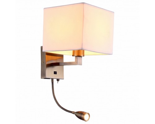 Бра с подсветкой Arte Lamp Hall A9249AP-2AB Бра с подсветкой Arte Lamp Hall A9249AP-2AB