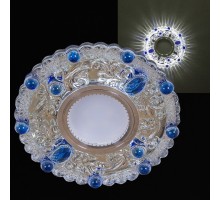 Встраиваемый светильник 14339-9.0-001LD MR16+LED3W WT+BL