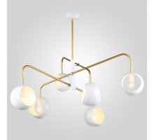 Люстра на штанге Eurosvet Luca 70055/6 белый