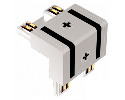 Соединитель угловой внешний для треков накладных iLedex Technical VISION48/25 POWER CONNECT 4825-Г-TYPE-WH