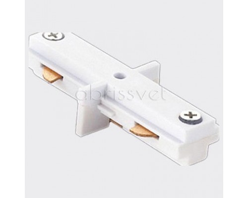 Соединитель линейный для треков Italline WSO WSO 78 white Соединитель линейный для треков Italline WSO WSO 78 white