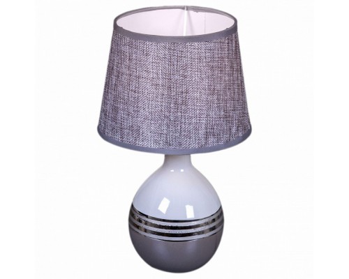 Настольная лампа декоративная 01934 01934-0.7-01 WH GY SL