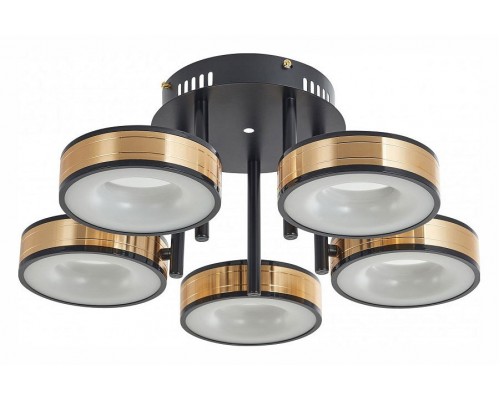 Потолочная люстра Arte Milano Ferrara-71040 271040/5R BK/GD