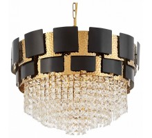 Подвесная люстра LUMINA DECO MOLINA LDP 7045-600 BK+GD