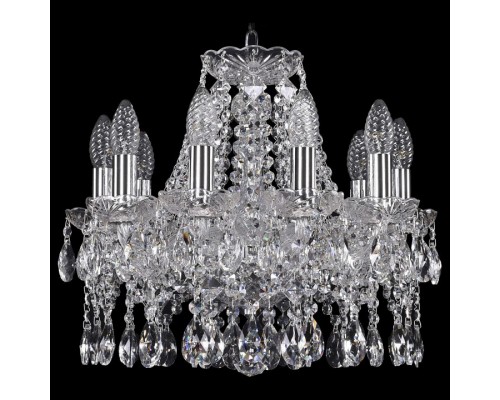 Подвесная люстра Bohemia Ivele Crystal 1413 1413/10/141/Ni Подвесная люстра Bohemia Ivele Crystal 1413 1413/10/141/Ni