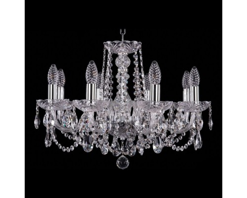Подвесная люстра Bohemia Ivele Crystal 1402 1402/8/195/Ni Подвесная люстра Bohemia Ivele Crystal 1402 1402/8/195/Ni