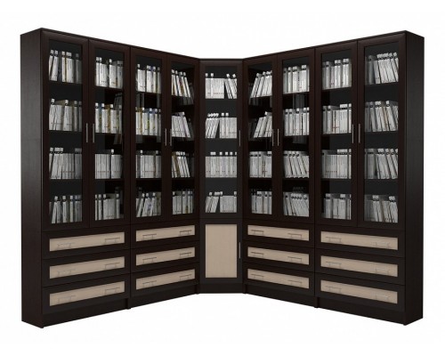 Шкаф книжный Мебелайн-57 Шкаф книжный Мебелайн-57