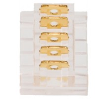 Соединитель лент прямой жесткий Wolta  WLS-5PIN-RGBW-12MM-I