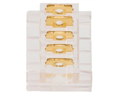 Соединитель лент прямой жесткий Wolta  WLS-5PIN-RGBW-12MM-I