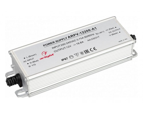 Блок питания с проводом Arlight ARPV 032317 Блок питания с проводом Arlight ARPV 032317