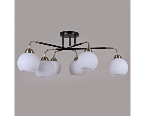 Потолочная люстра ILLUMICO  IL0252-6CSQ-79 BK AB