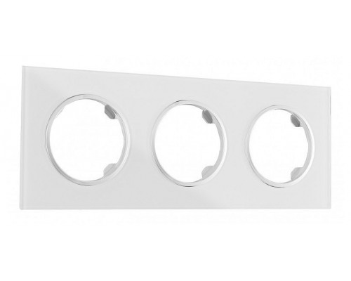 Рамка на 3 поста Arte Milano am-502.01 502.01-3.white Рамка на 3 поста Arte Milano am-502.01 502.01-3.white