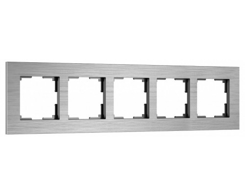 Рамка на 5 постов Werkel AluMax алюминий W0053506 Рамка на 5 постов Werkel AluMax алюминий W0053506