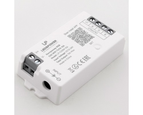 Контроллер-регулятор цвета RGB Wi-Fi для смартфонов и планшетов LEDS POWER C03 WIFI TUYA 006444