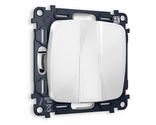 Выключатель трехклавишный без рамки Ambrella Volt MO MO105010