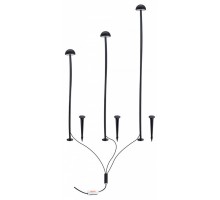 Наземный низкий светильник Arte Lamp MOTUS A1081PA-3BK