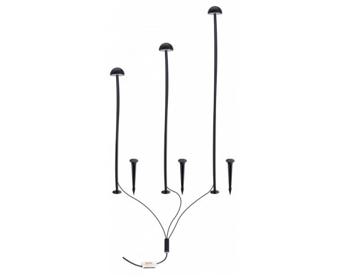 Наземный низкий светильник Arte Lamp MOTUS A1081PA-3BK