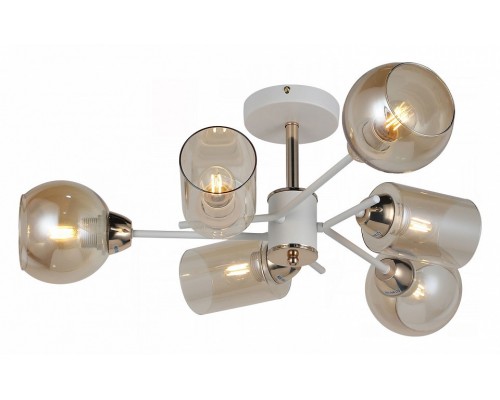Люстра на штанге ILLUMICO  IL8243-6COU-79 WH GD
