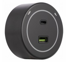 Розетка USB и type C на треке Arte Milano Am-track-sockets-39 399732TS/USB-Type-C Black