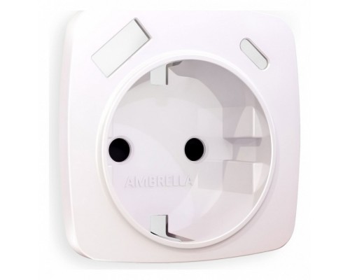 Накладка для розетки с заземлением и со шторками и 2хUSB type A и C Ambrella Volt Quant OP2100 Накладка для розетки с заземлением и со шторками и 2хUSB type A и C Ambrella Volt Quant OP2100