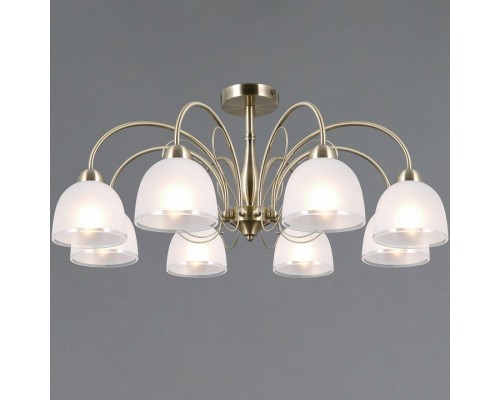 Люстра на штанге ILLUMICO AREZZO IL0789-8CSQ-25 AB AREZZO Люстра на штанге ILLUMICO AREZZO IL0789-8CSQ-25 AB AREZZO