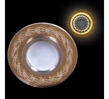 Встраиваемый светильник  00923-9.0-001CN MR16+LED3W FGD