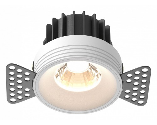 Встраиваемый светильник Maytoni Technical Round DL058-12W3K-TRS-W