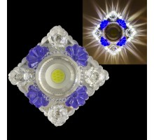 Встраиваемый светильник  42249-9.0-001PL MR16+LED3W CL/BL