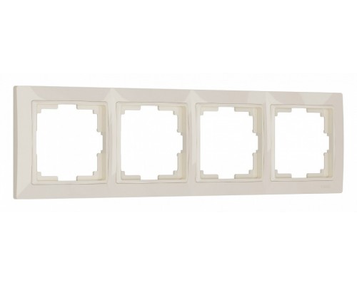 Рамка на 4 поста Werkel Snabb basic слоновая кость W0042003 Рамка на 4 поста Werkel Snabb basic слоновая кость W0042003