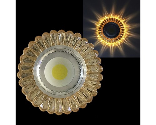 Встраиваемый светильник  42230-9.0-001PL MR16+LED3W TEA