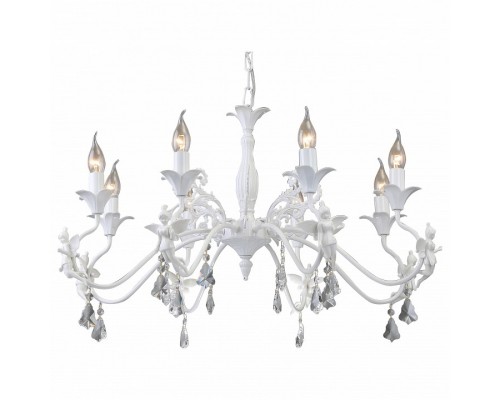 Подвесная люстра Arte Lamp Angelina A5349LM-8WH Подвесная люстра Arte Lamp Angelina A5349LM-8WH