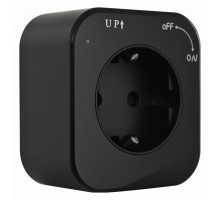 Розетка с заземлением на треке Arte Milano Am-track-sockets 380022TS/ES Black