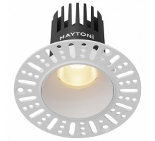 Встраиваемый светильник Maytoni Dip DL119-10W-2.7K-TRS-W