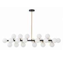 Люстра на штанге LUMINA DECO MARSIADA LDP 6033-24 BK+GD