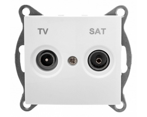 ТВ-розетка и SAT-розетка оконечная без рамки Gusi Electric BRAVO С10TS1-001 ТВ-розетка и SAT-розетка оконечная без рамки Gusi Electric BRAVO С10TS1-001