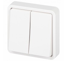 Выключатель двухклавишный Эра Эра Эксперт 11-1524-01