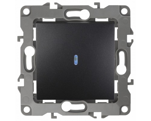 Выключатель одноклавишный с подсветкой без рамки Эра Эра 12 12-1102-05