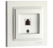 Розетка телефонная RJ-11 Mono Electric Despina 102-190005-124