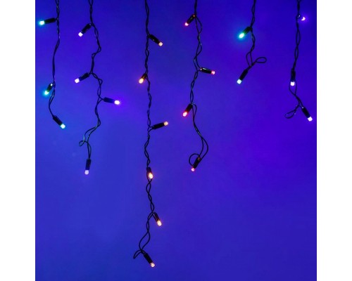 Бахрома световая [2.4x0.6 м] Edge ARD-EDGE-CLASSIC-2400x600-BLACK-88LED-LIVE RGB (230V, 6W)