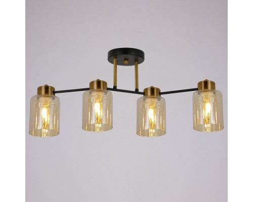 Светильник на штанге ILLUMICO Qui IL6111-4COU-79 BK GD Qui