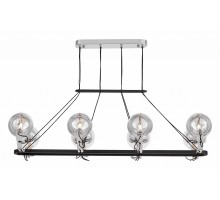 Подвесная люстра LUMINA DECO MARSEO LDP 9110-8-PR BK+CHR