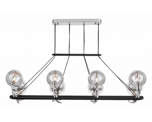 Подвесная люстра LUMINA DECO MARSEO LDP 9110-8-PR BK+CHR