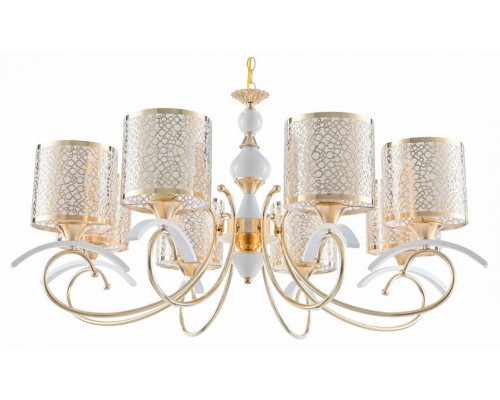 Подвесная люстра Arte Milano Florentia-9787 309787/8 Wh/Gd Подвесная люстра Arte Milano Florentia-9787 309787/8 Wh/Gd