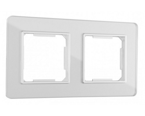 Рамка на 2 поста Arte Milano am-503.14 503.14-2.silver